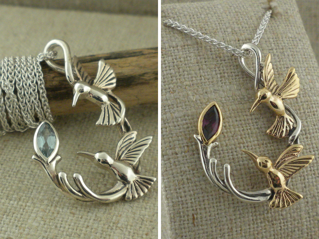 Hummingbirds with Gem:
