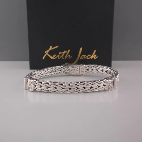 Celtic Knot Hinged Dragon Bracelet by Keith Jack