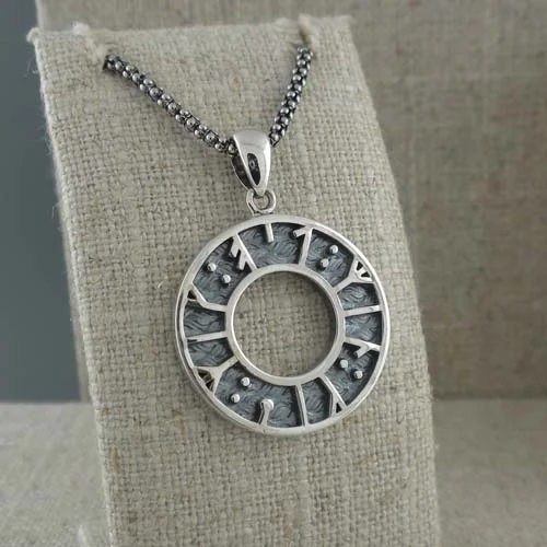 Rune Pendant My Love Kiss Me by Keith Jack Jewelry