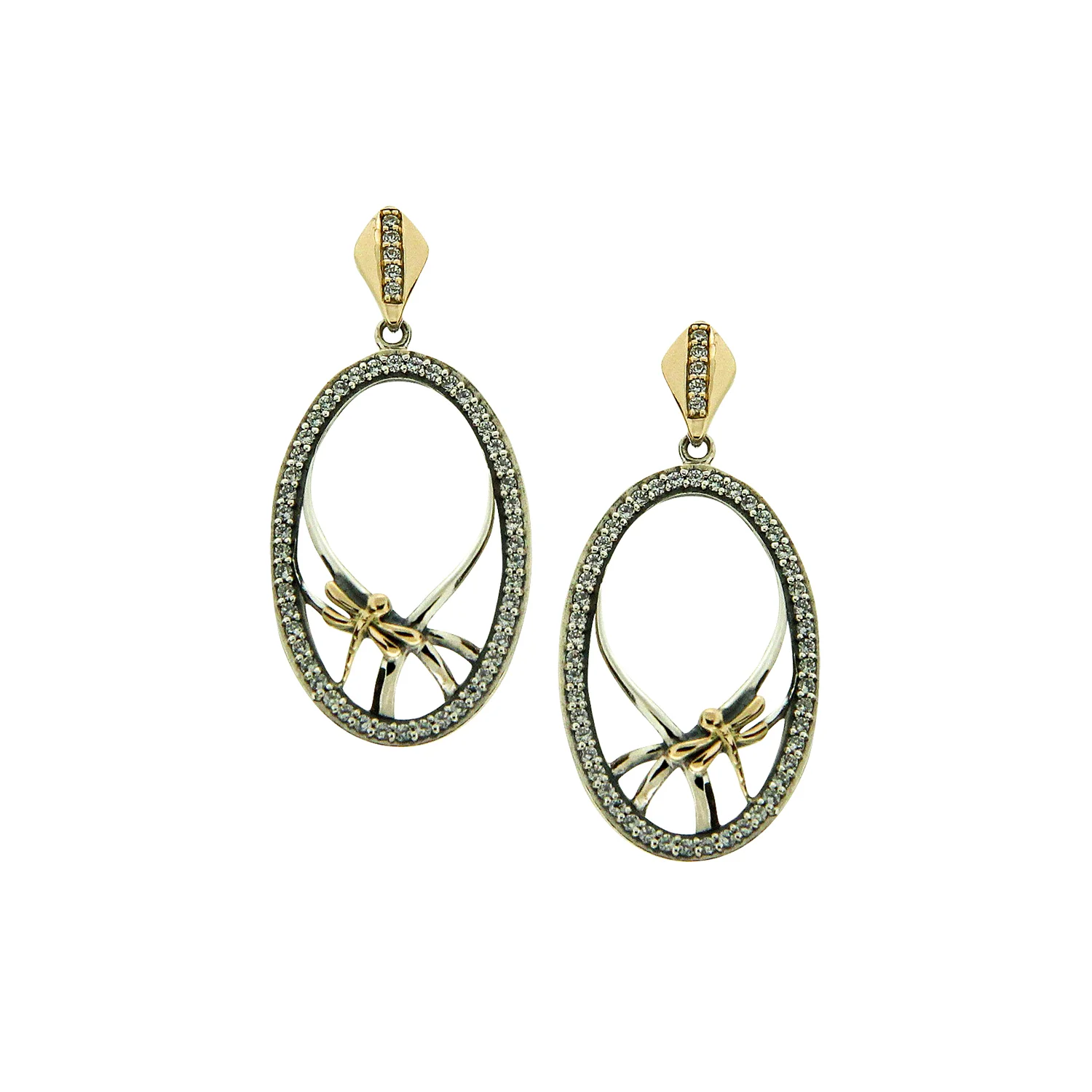 Dragonfly Gateway Earrings by Keith Jack