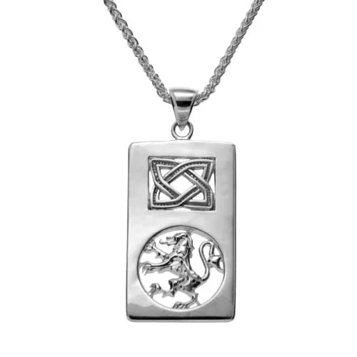 Sterling Silver Celtic Knot and Scottish Rampant by Keith Jack