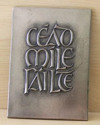 Cead Mile Failte Bronze Wall Plaque