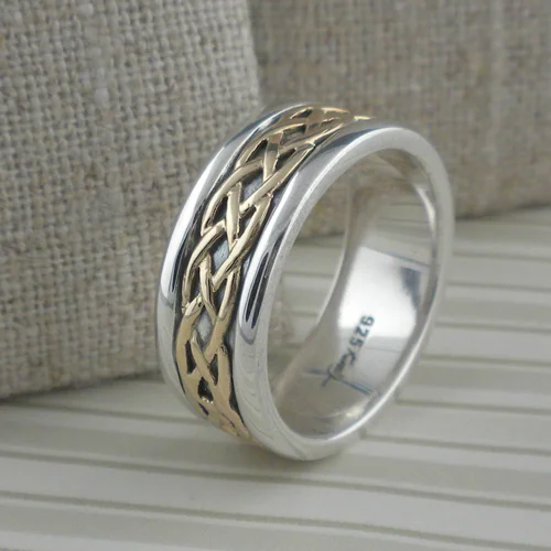 Celtic Weave Wedding Ring