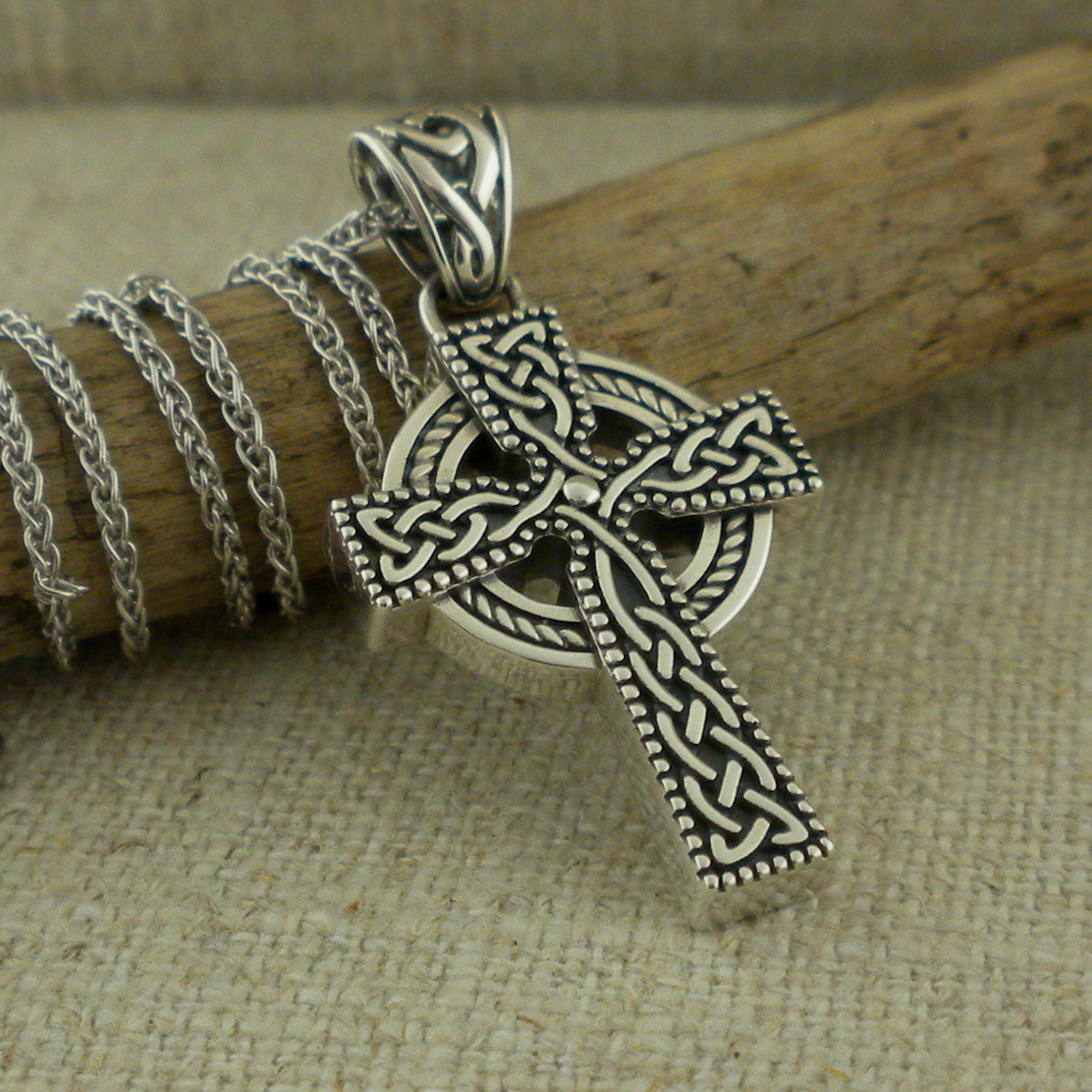 Sterling Silver Celtic Cross Made in Ireland