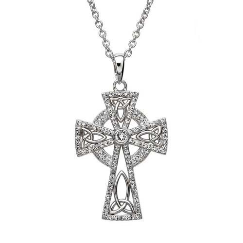 Trinity Knot Celtic Cross