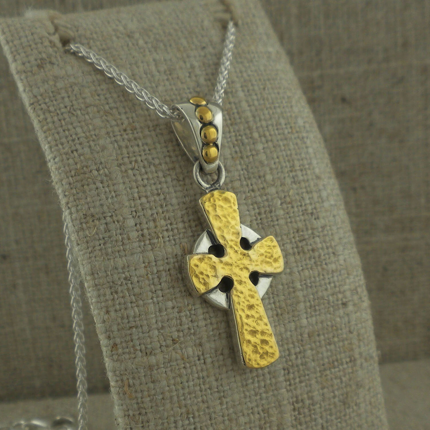 Hammered Celtic Cross