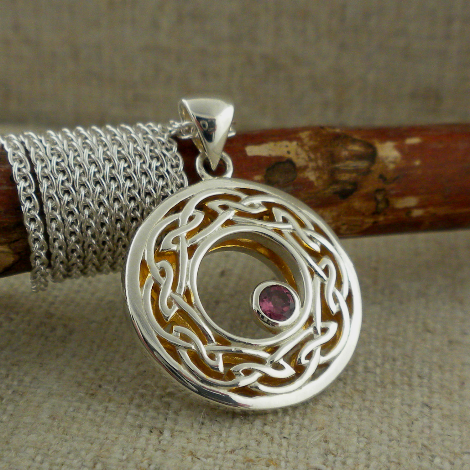 Window to the Soul Pendant with Gem