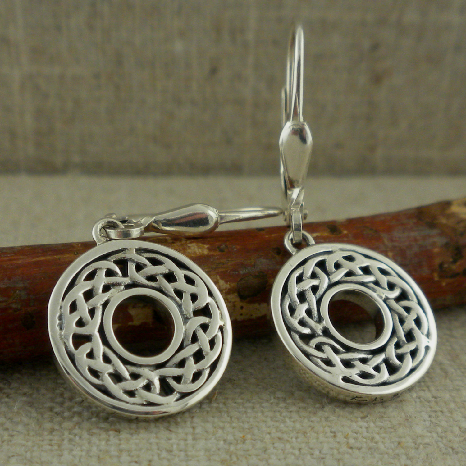 Celtic Knot Dangle Earrings