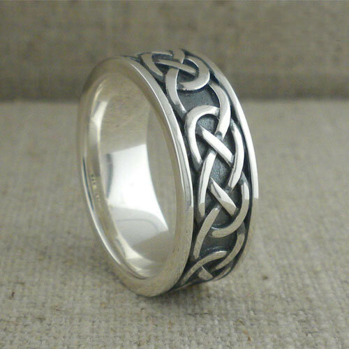 Sterling Silver Belston Celtic Wedding Ring