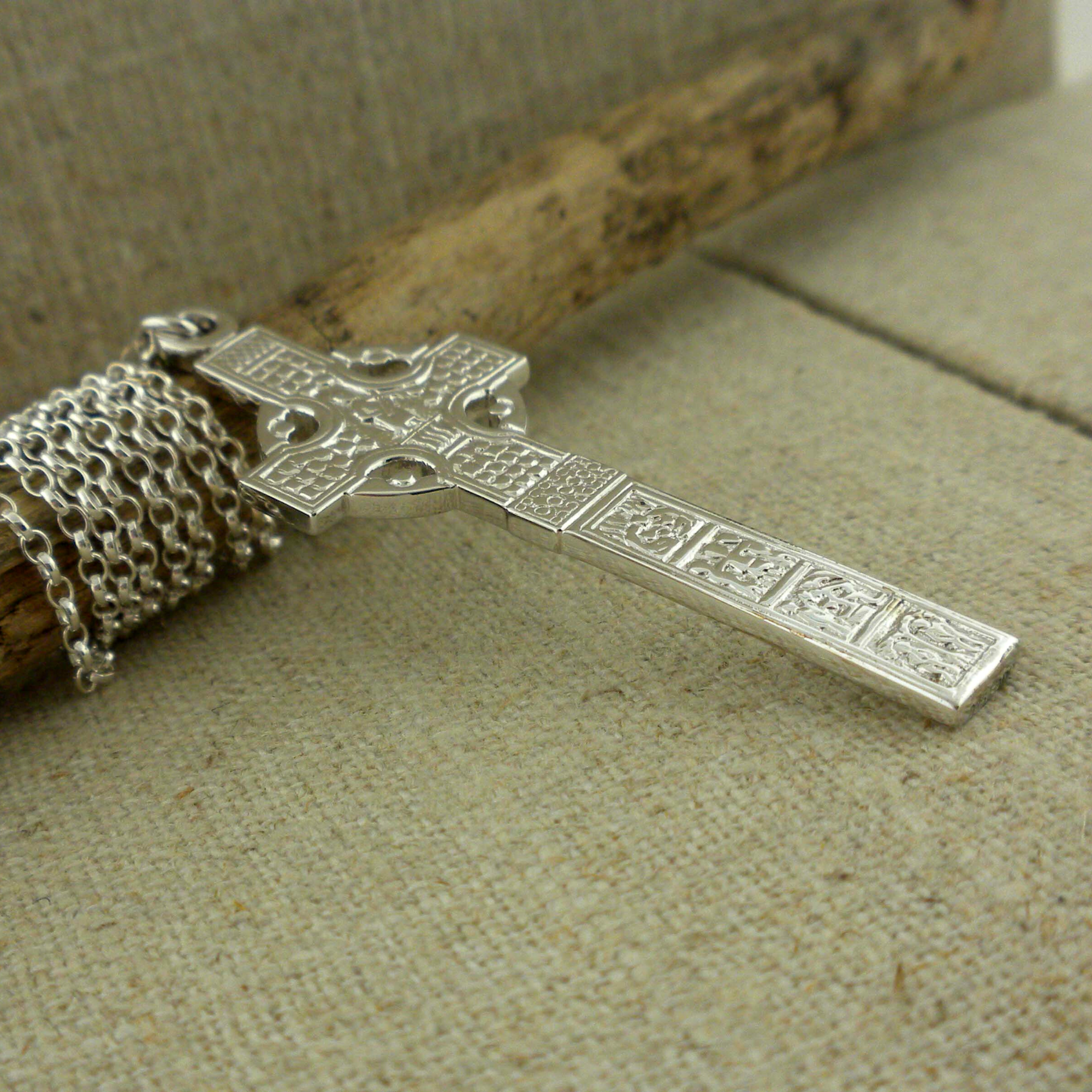 Sterling Silver Celtic Ardboe Celtic Cross
