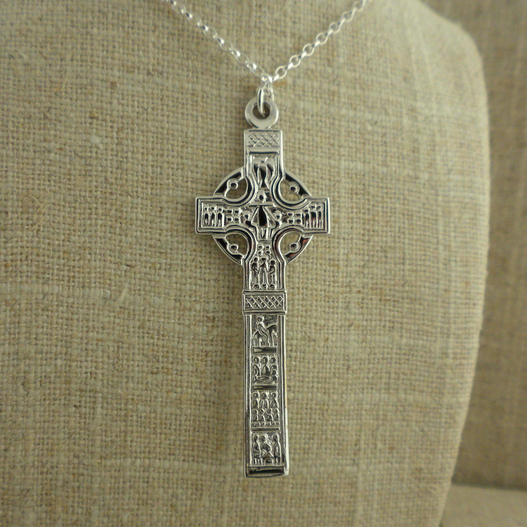Sterling Silver Celtic Ardboe Celtic Cross