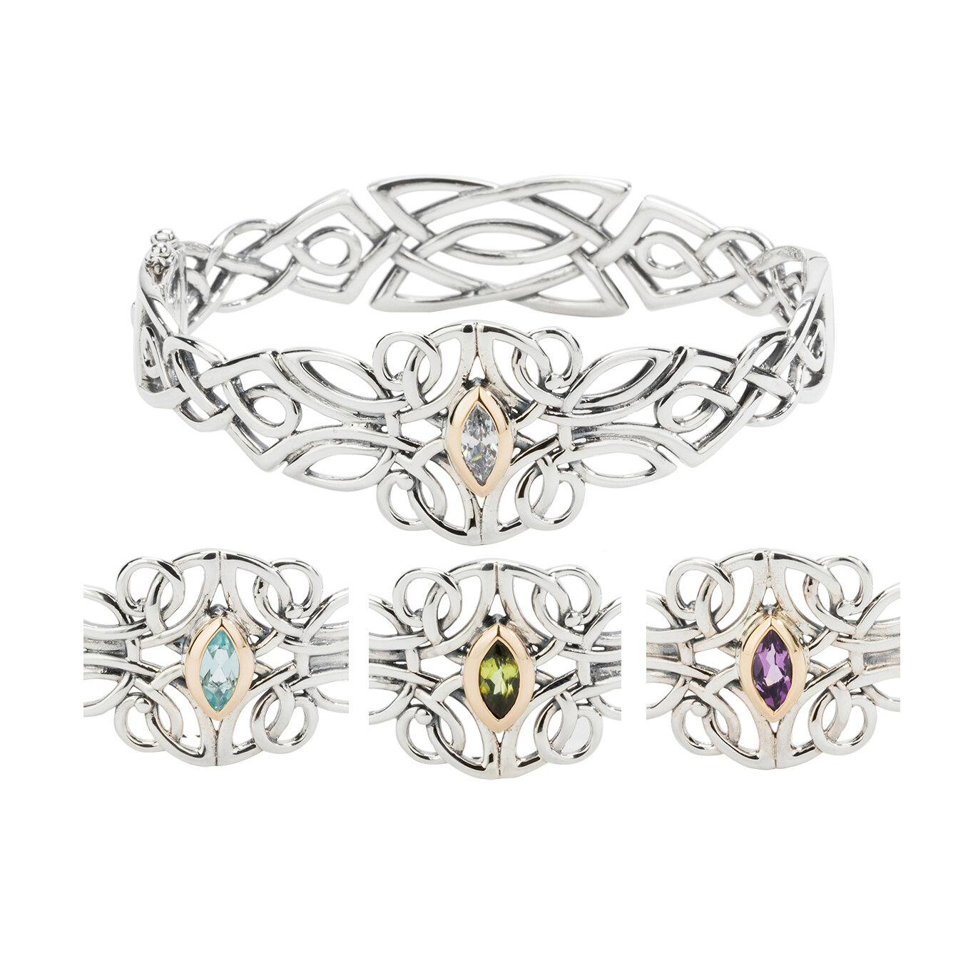 Guardian Angel Bracelet with Gem