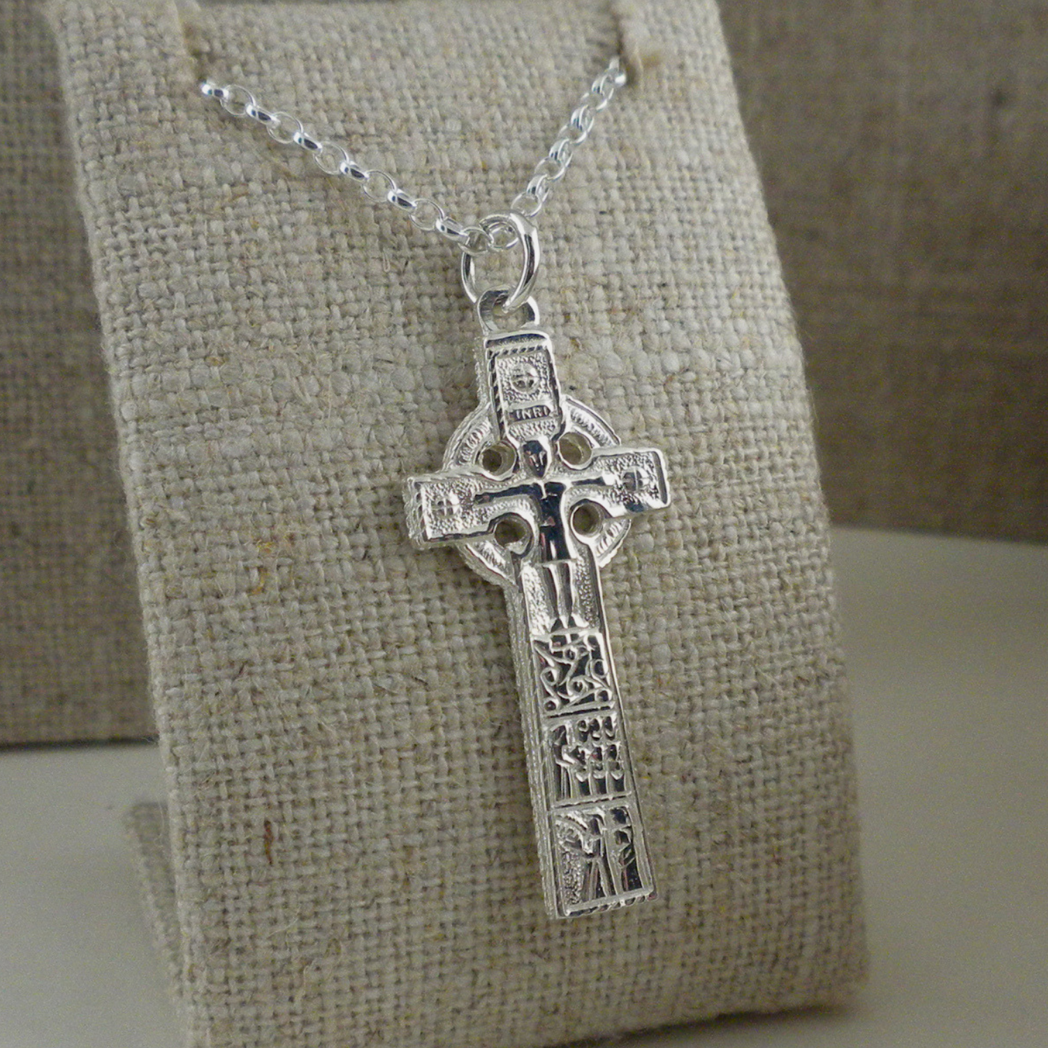 Sterling Silver Celtic Cross of Cashel