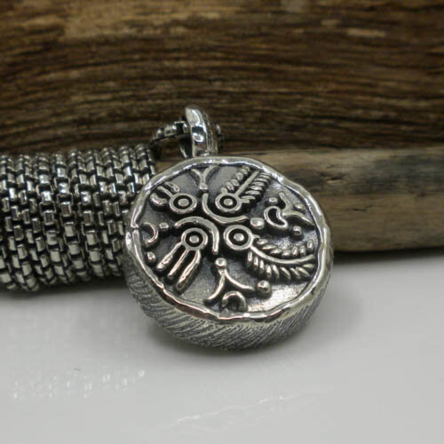 Bronze and Sterling Silver Four Virtues Pendant — Basil-Ltd: Irish & Celtic