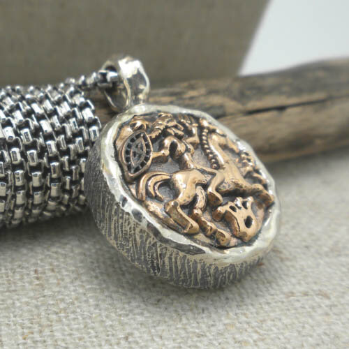 Ancient Coin Pendant by Keith Jack