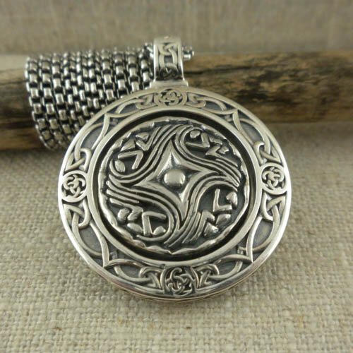 Bronze and Sterling Silver Four Angels Coin Pendant — Basil-Ltd: Irish ...