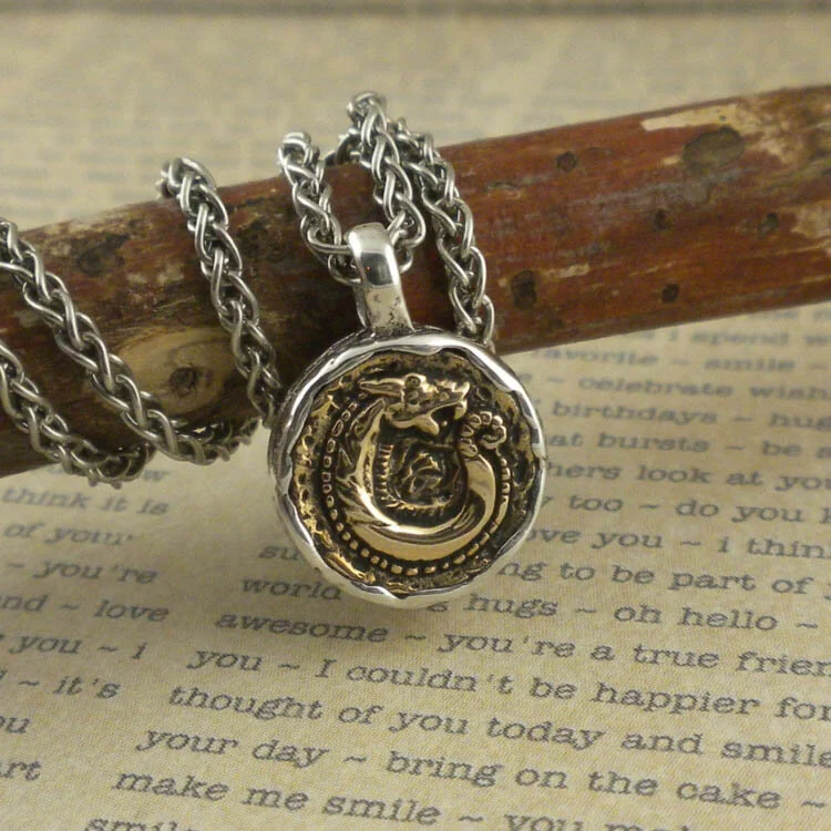 Small Celtic Dragon Pendant