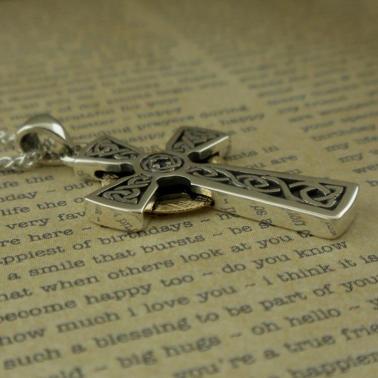 Sterling &amp; 10K Cross