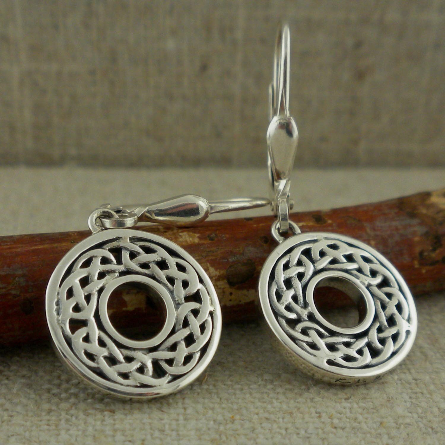 Silver Irish and Celtic Earrings