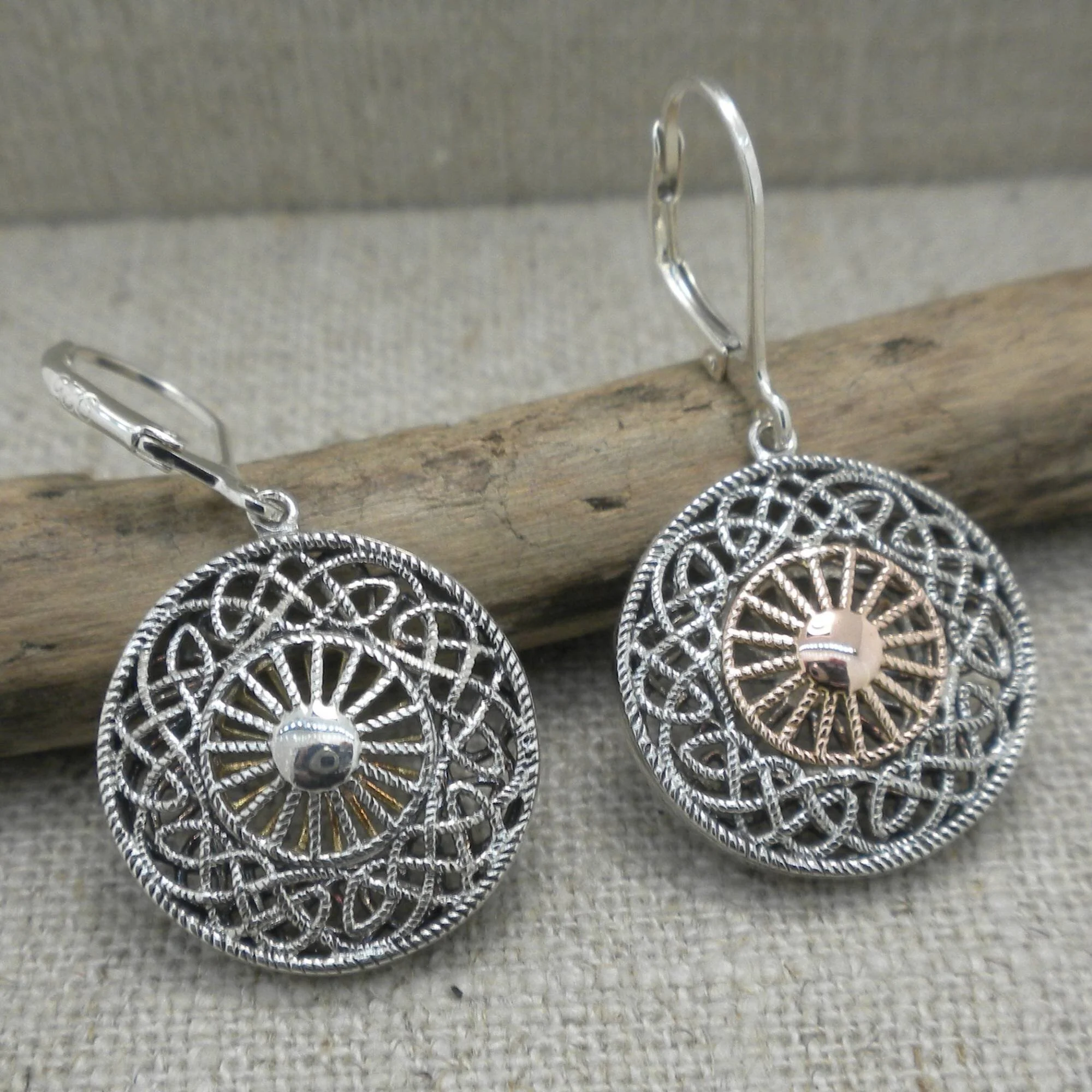 Ashen Rose Earring by Keith Jack