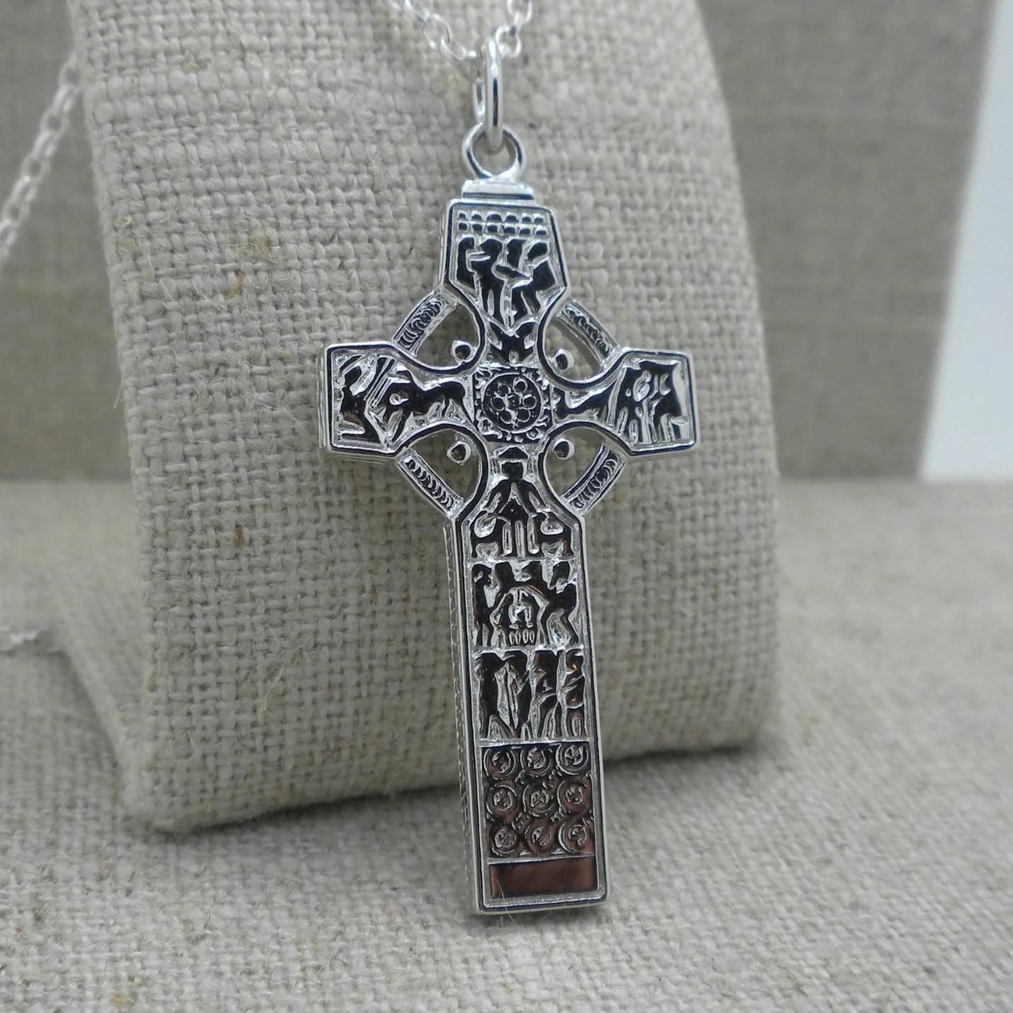 Sterling Silver Cross of Kells