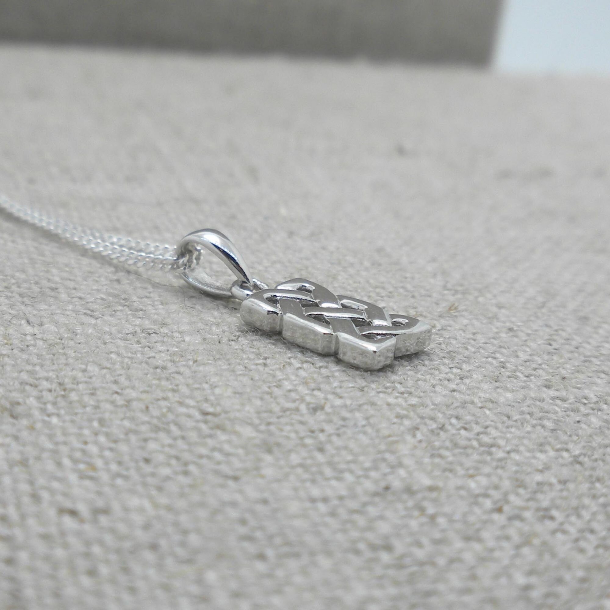 Celtic Knot Pendant in Sterling Silver by FADO