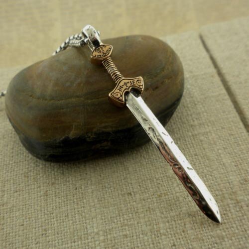 Petrichor Viking Sword Bronze and Sterling
