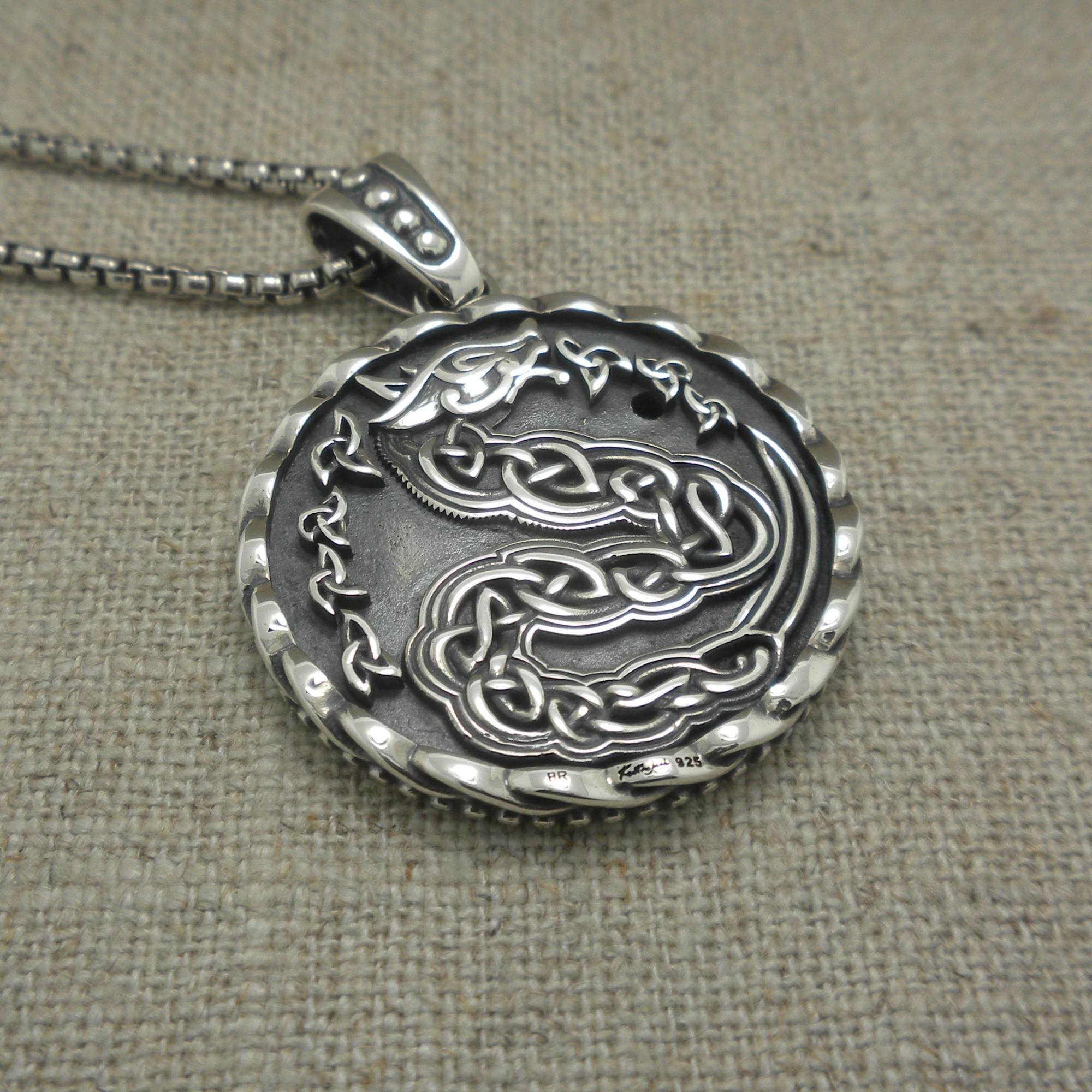 Celtic Dragon Medallion