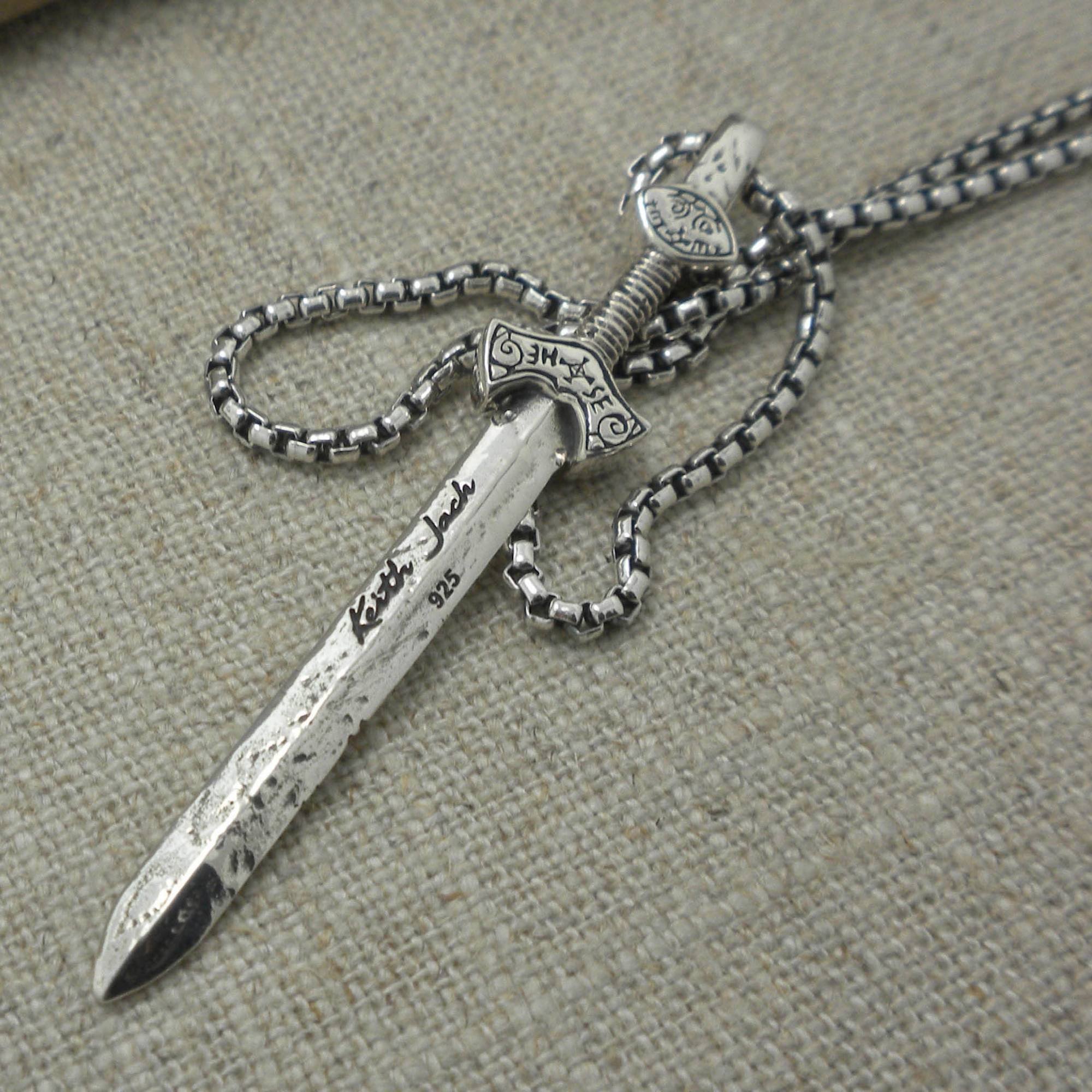 Long Viking Sword by Keith Jack Jewelry