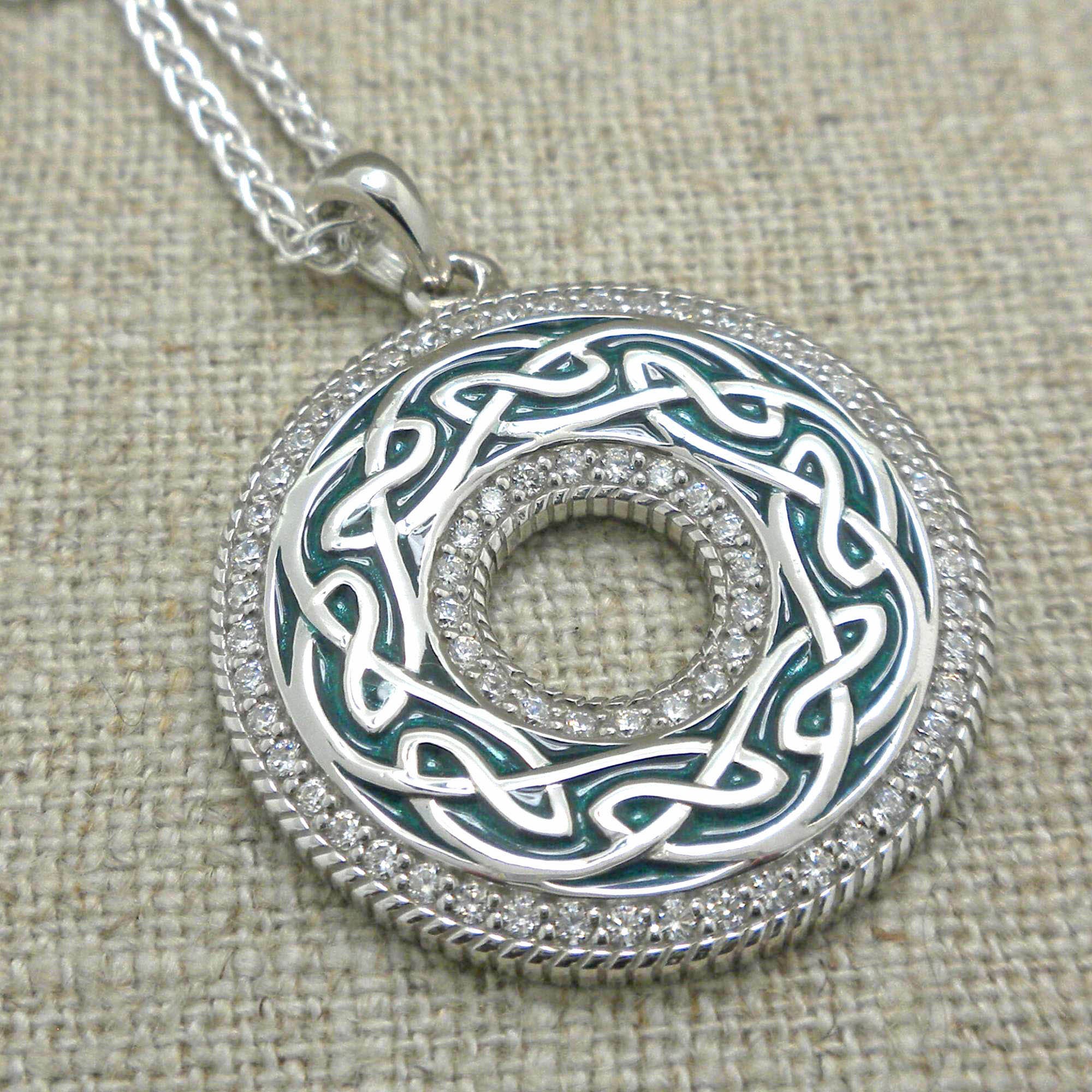 Window to the soul Pendant by Keith Jack