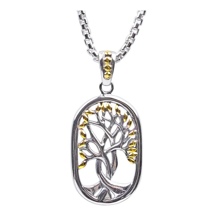 Large Tree of Life Pendant by Keith Jack