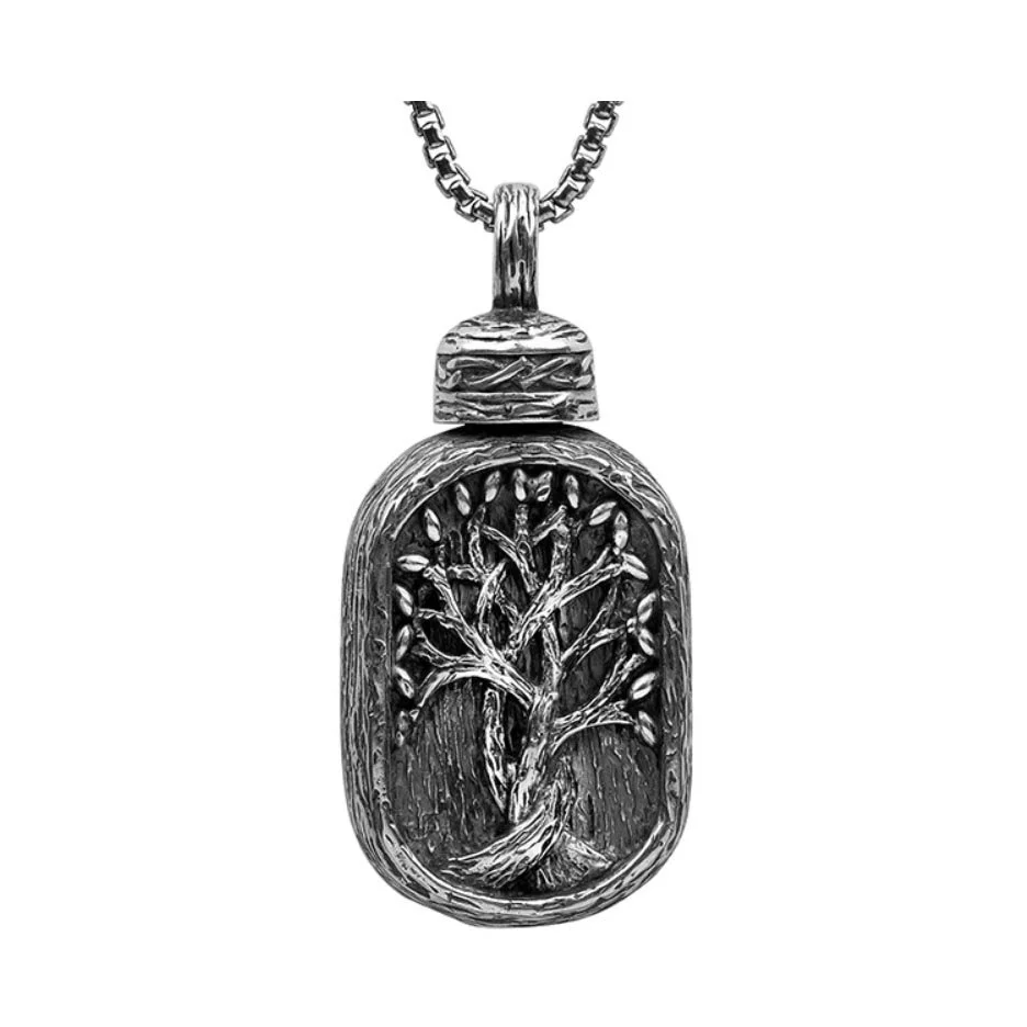 Celtic Tree of Life Keepsake Vial Pendant