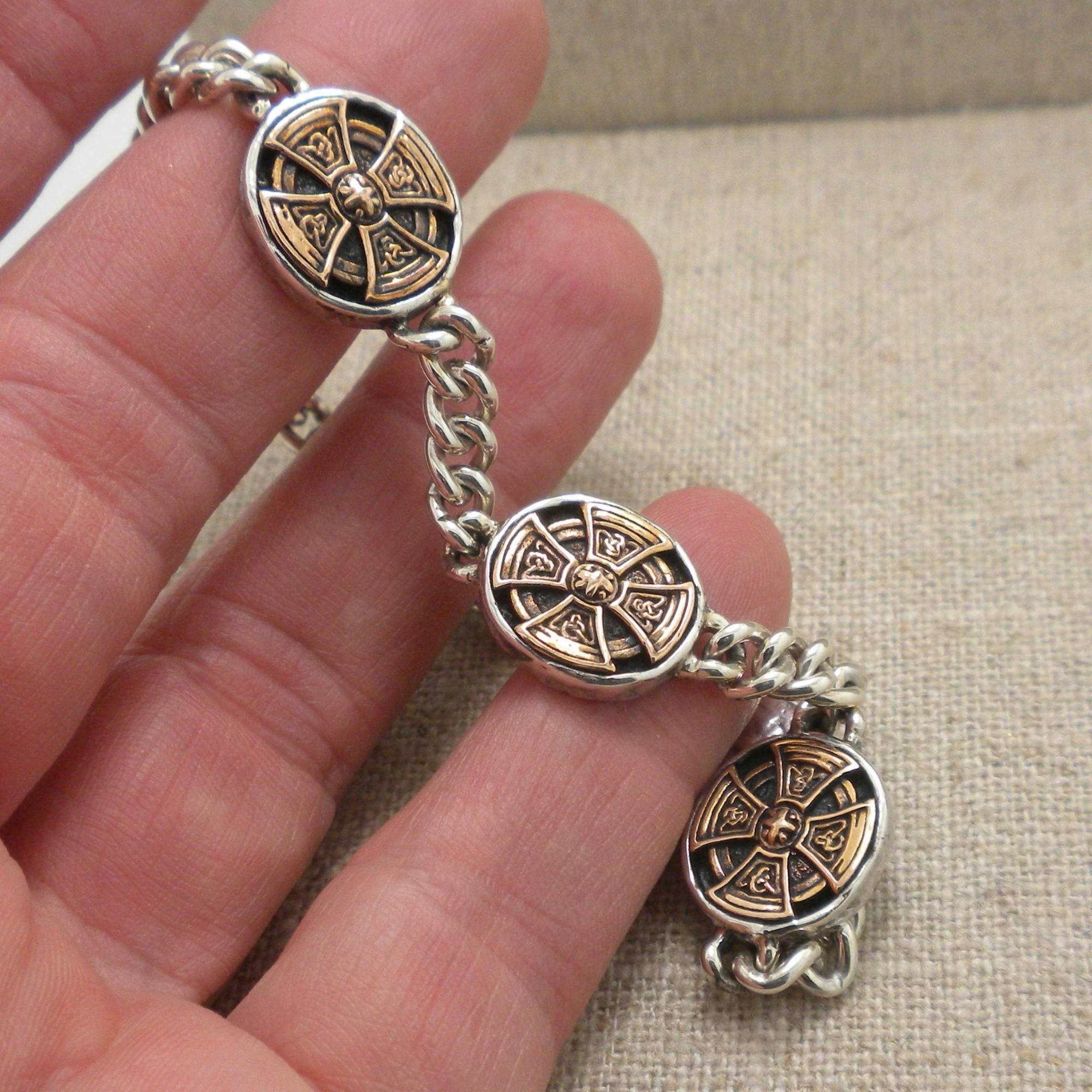 Petrichor Celtic Cross Bracelet