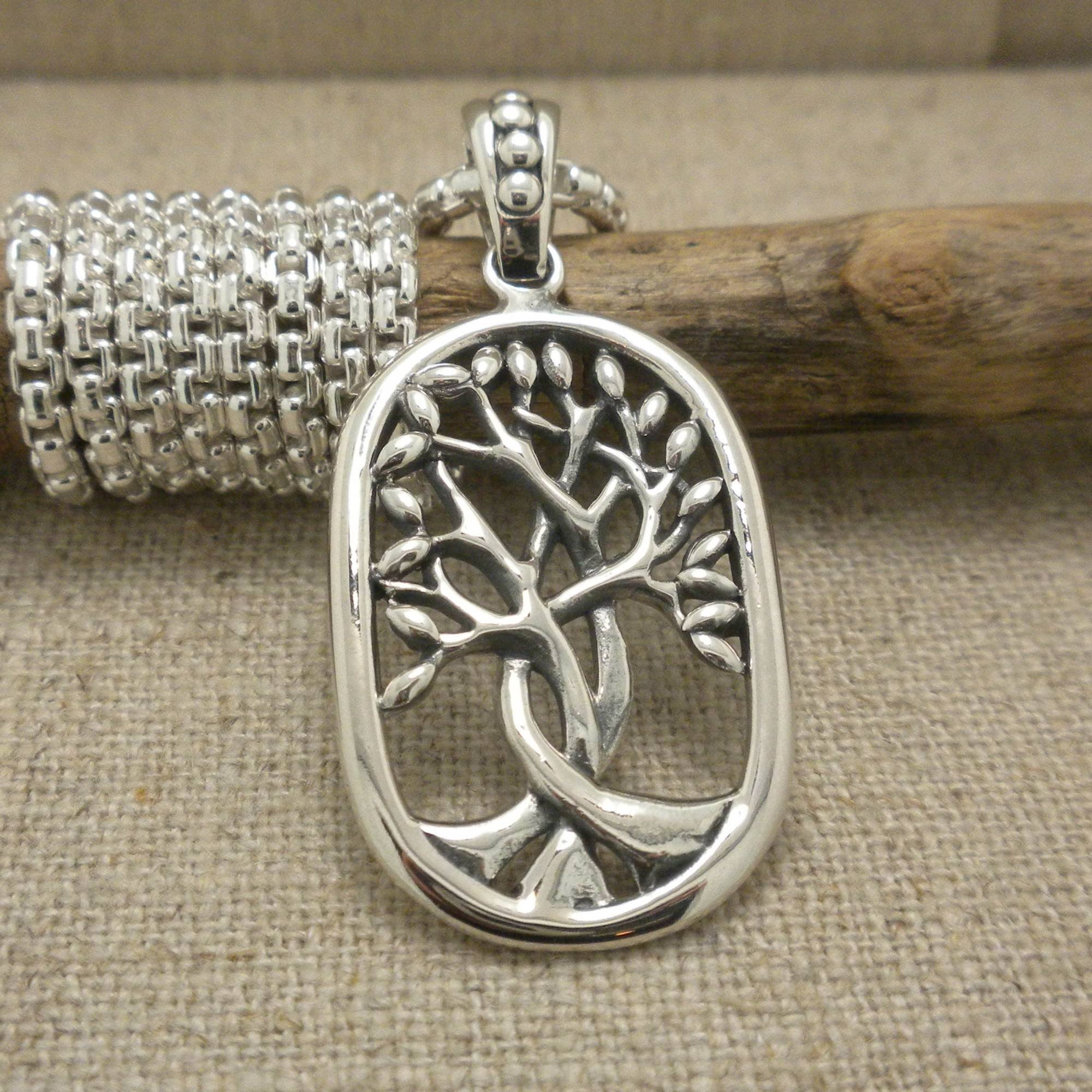 Celtic Tree of Life Pendant in Sterling Silver