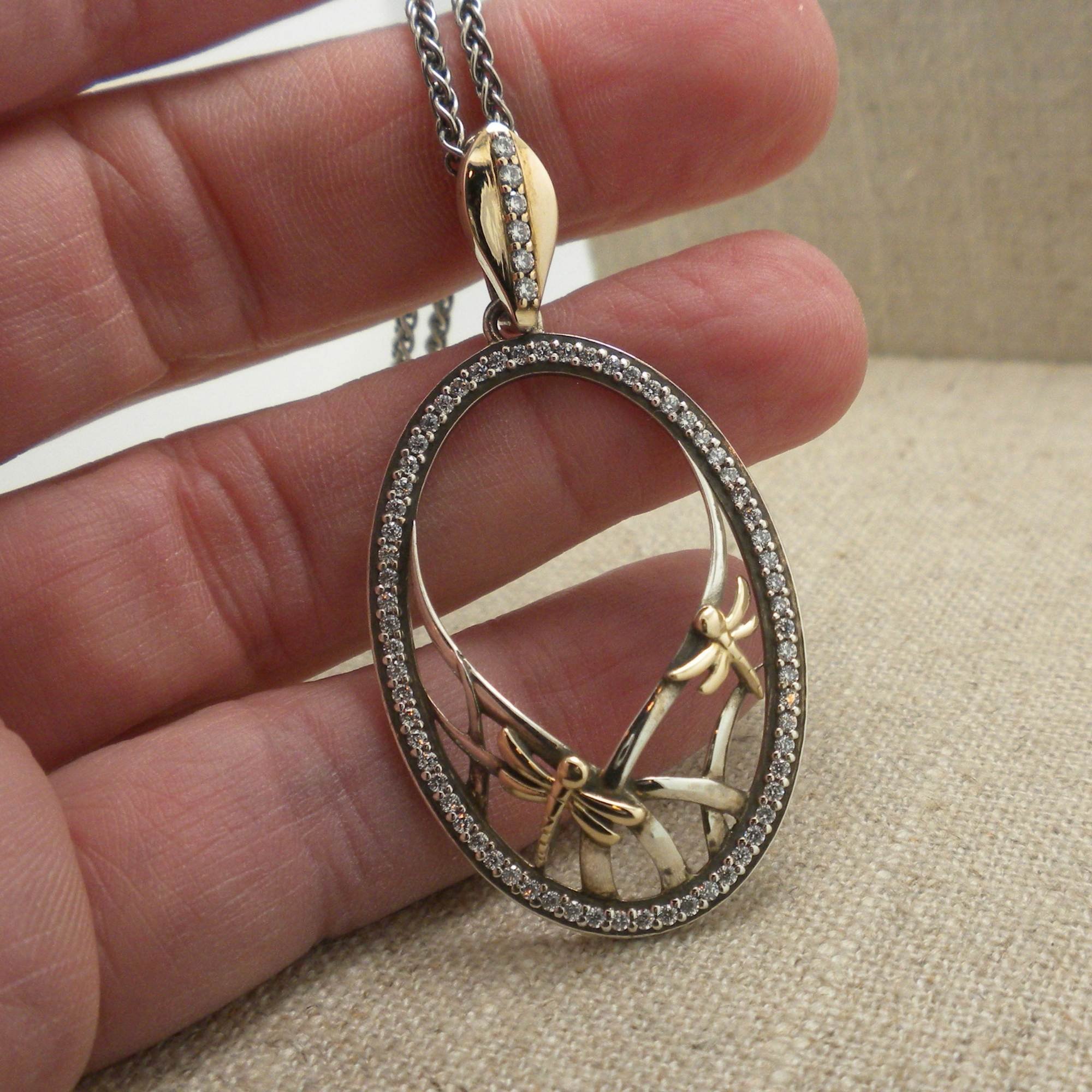 Keith Jack Dragonfly Pendant