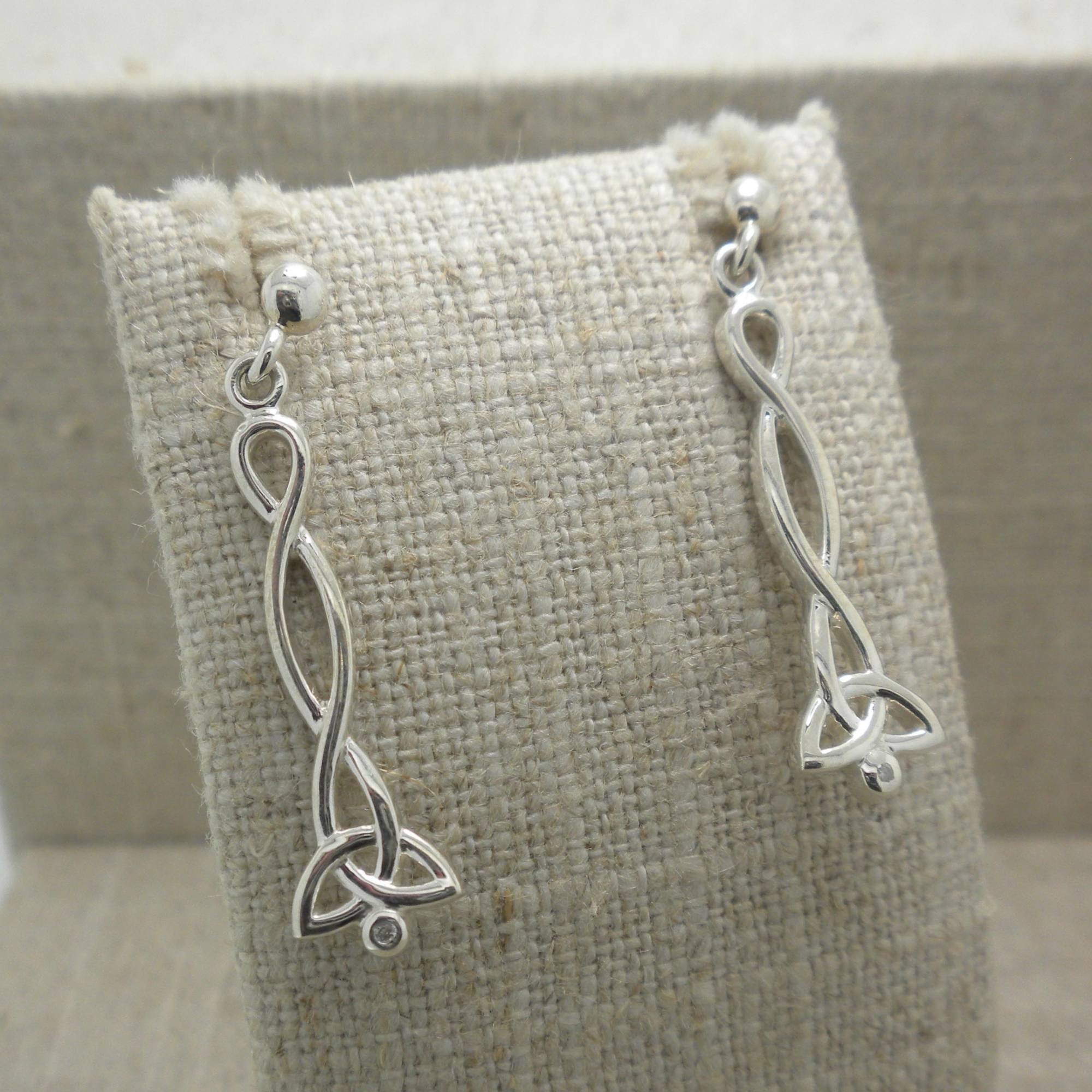 Trinity Knot Earrings by Keith jack