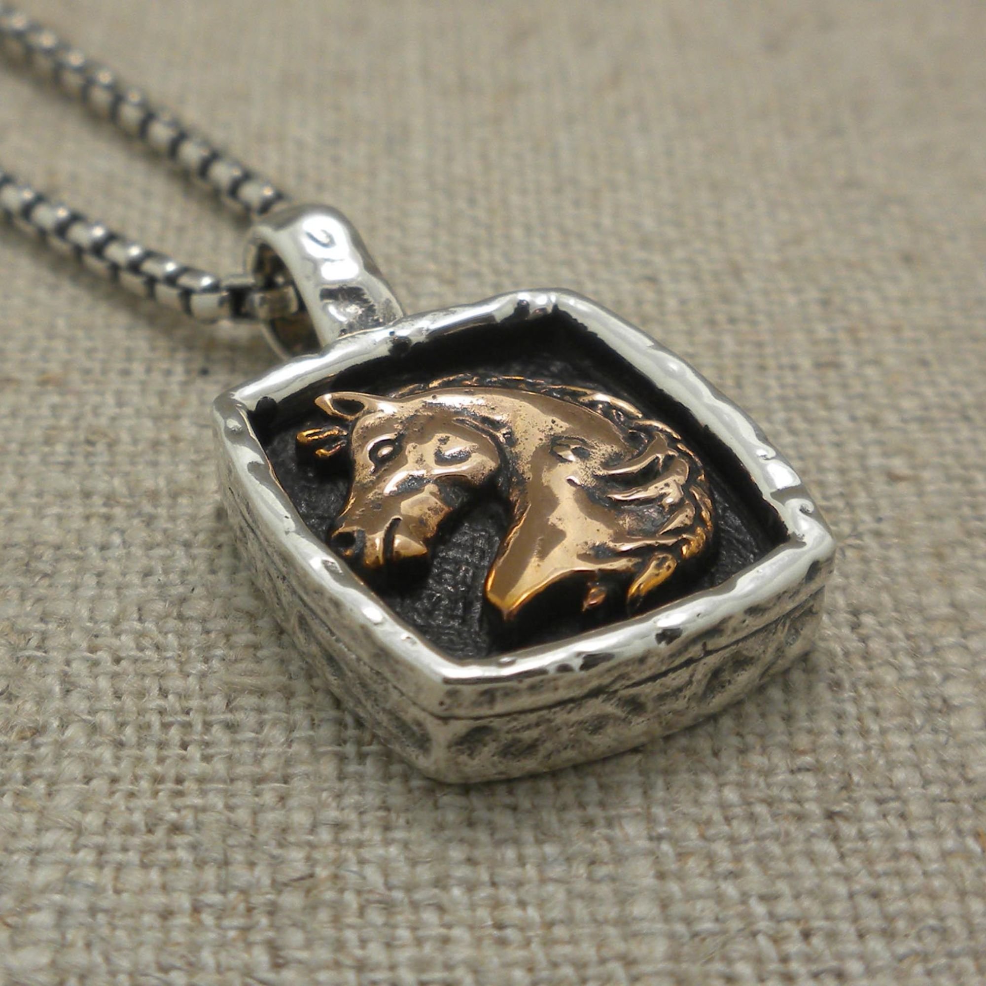 Horse Pendant by Keith Jack Jewelry