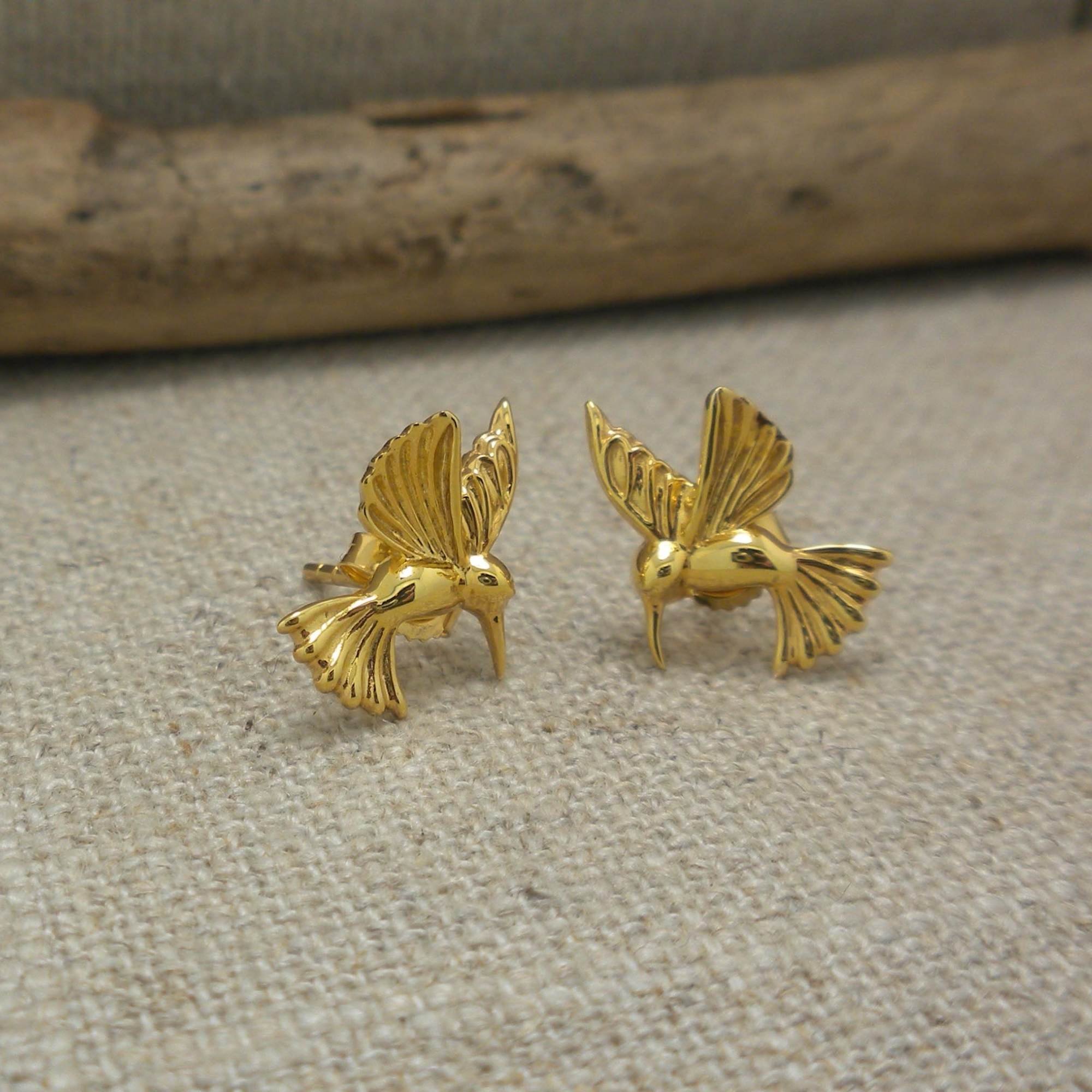Keith Jack 10K Hummingbird Earrings