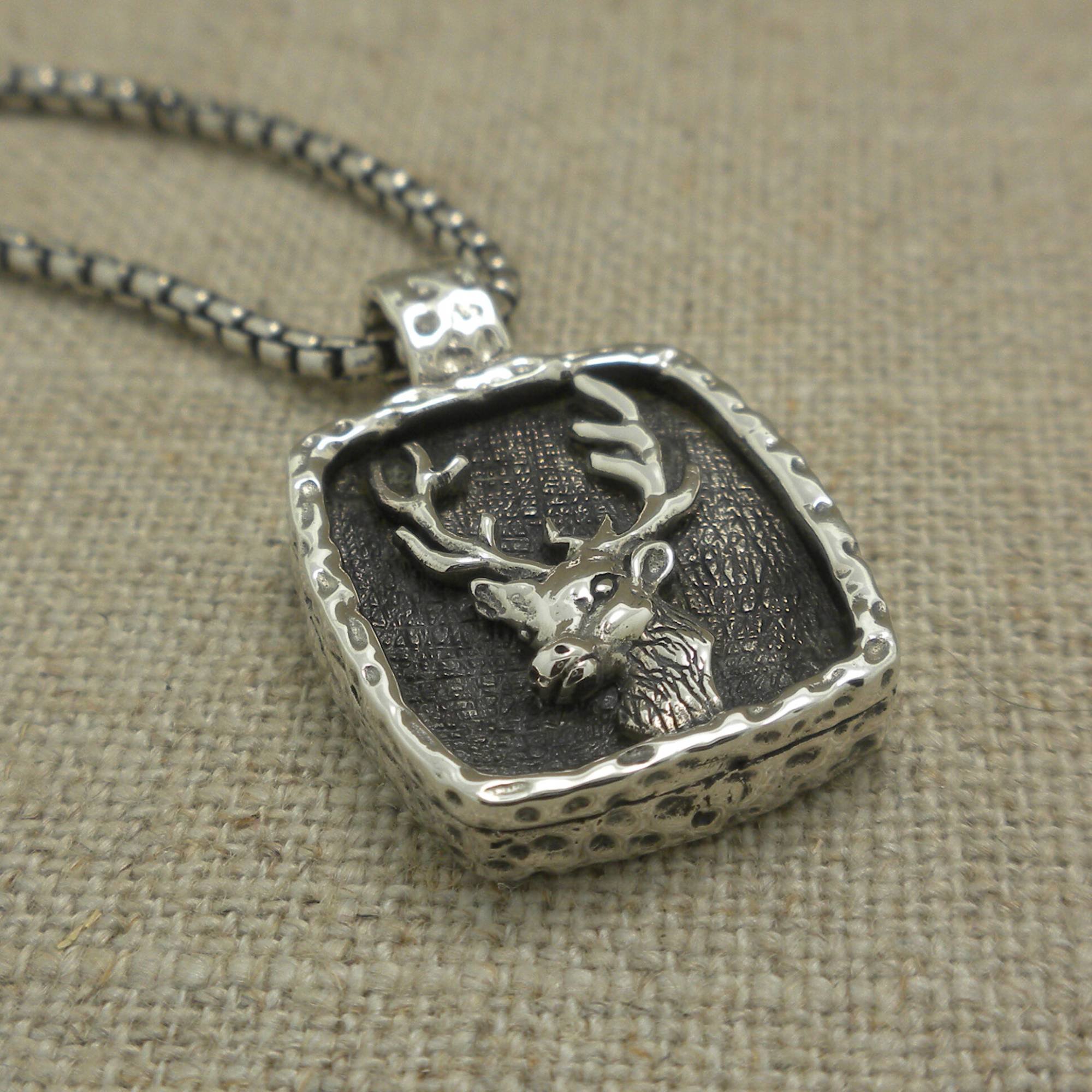 Strength and Stamina Stag Pendant
