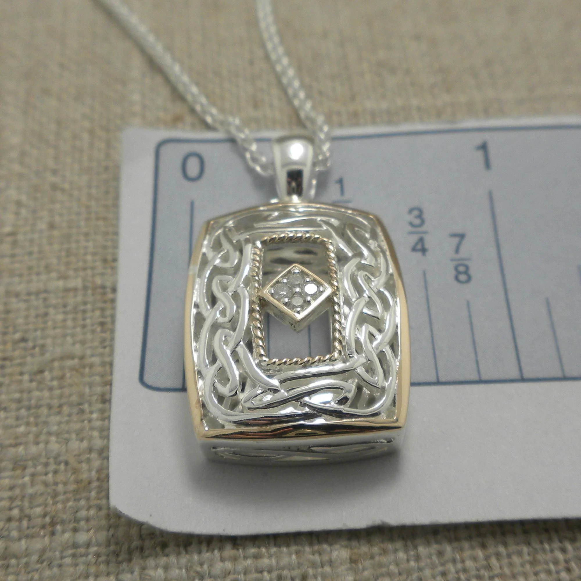 Window to the Soul Pendant with Diamonds