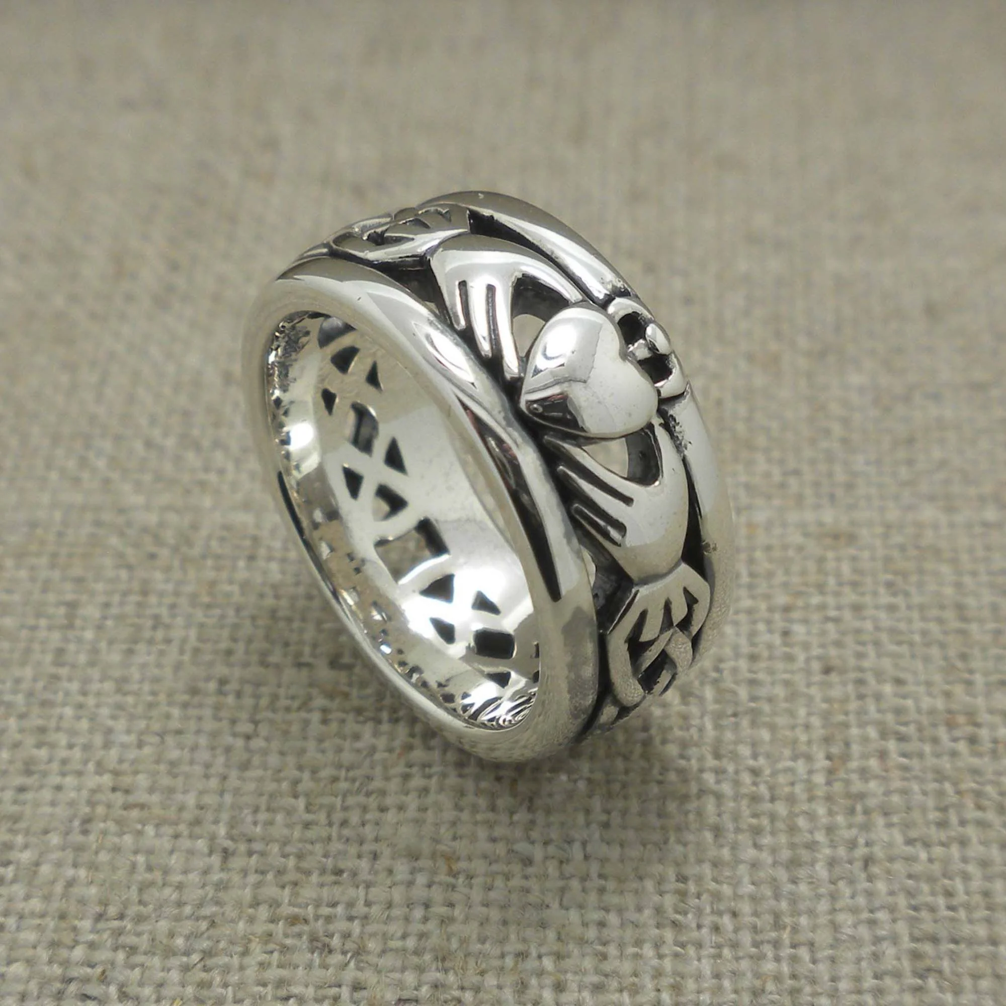 Sterling Silver Claddagh Wedding Ring