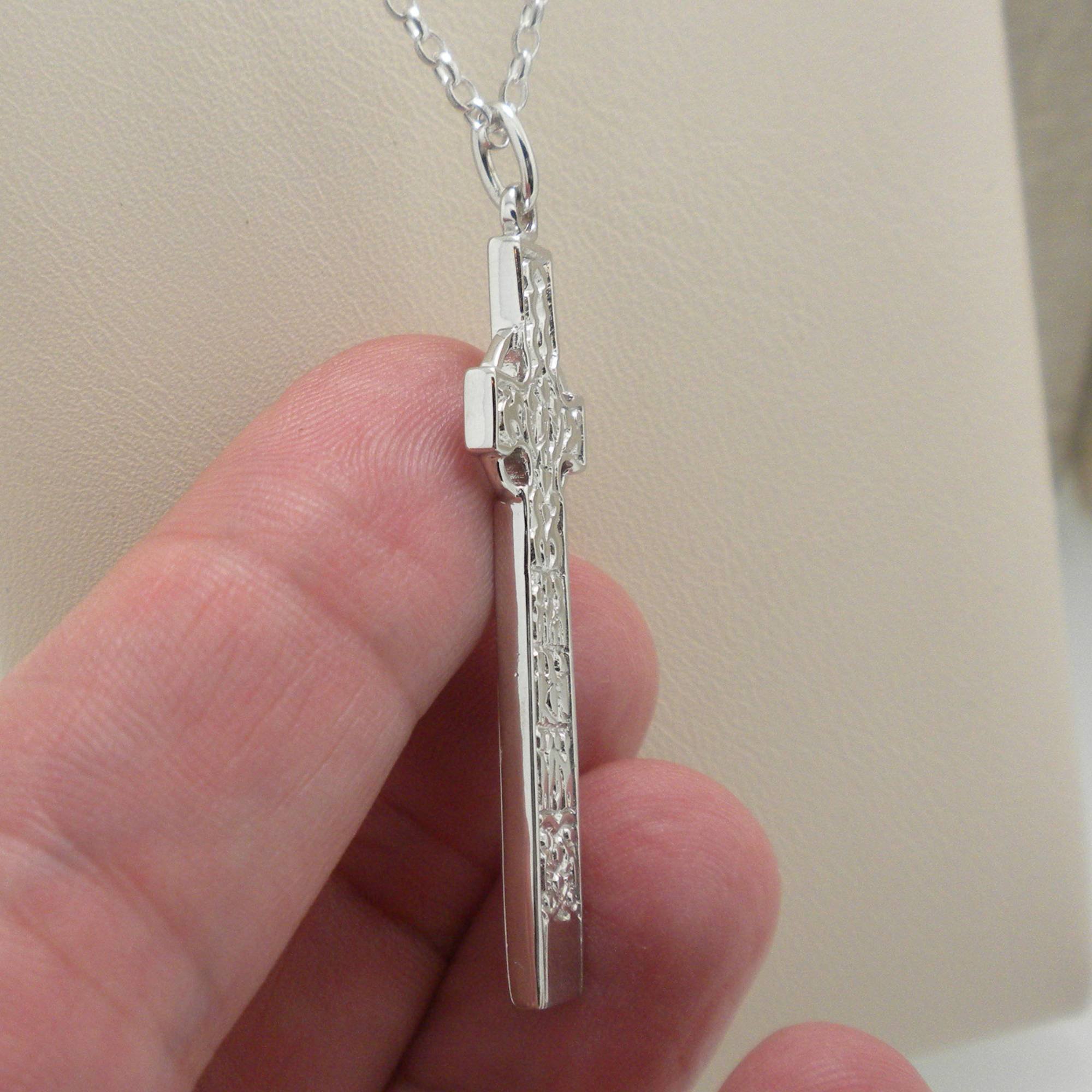 Sterling Silver Iona Celtic Cross  