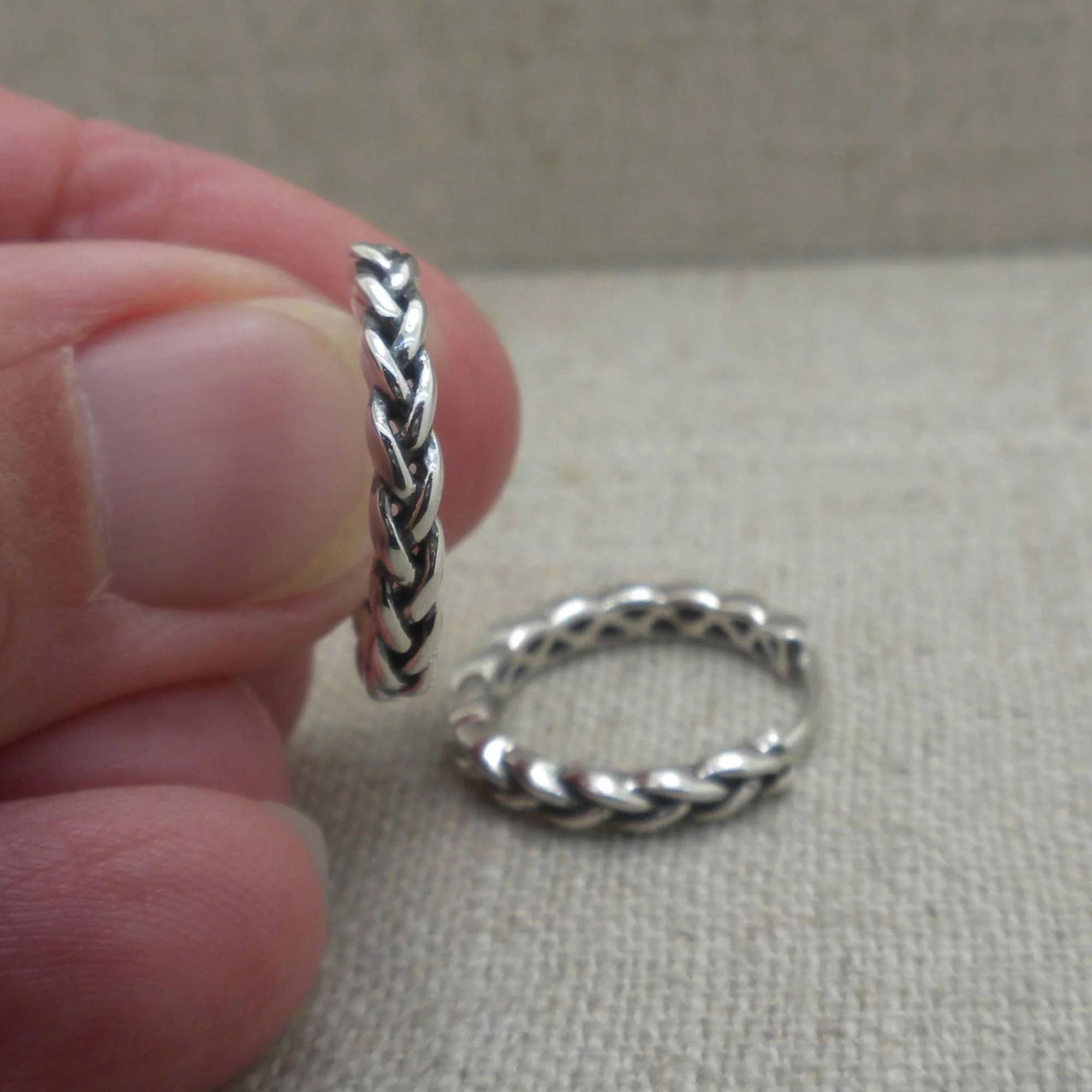 Small Celtic Hoop Earrings