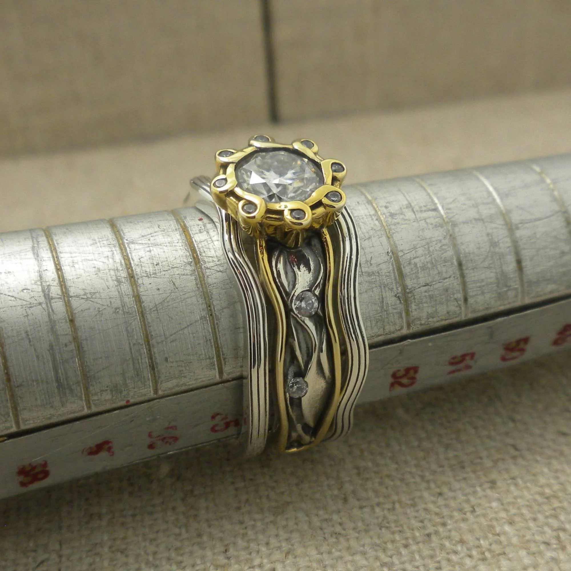 Three Part Ring by Keith Jack
