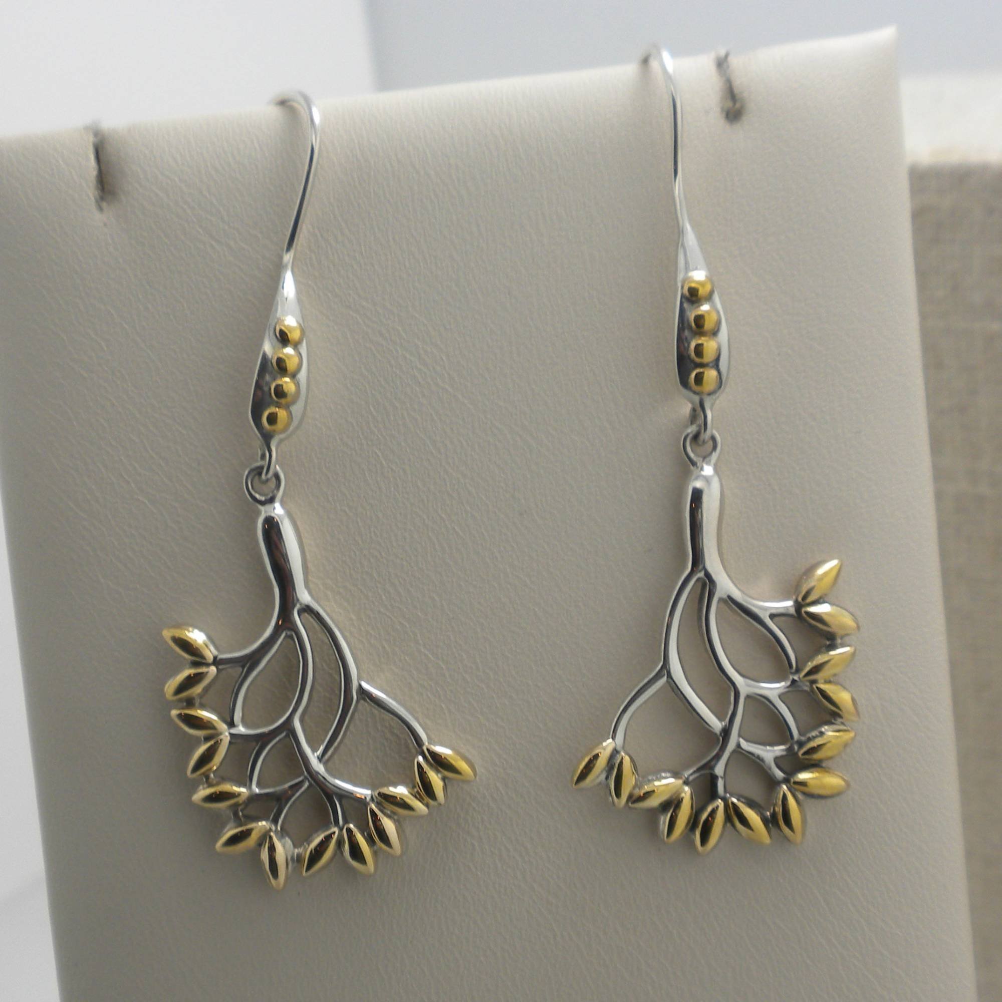 Large Tree of Life Earring by Keith Jack