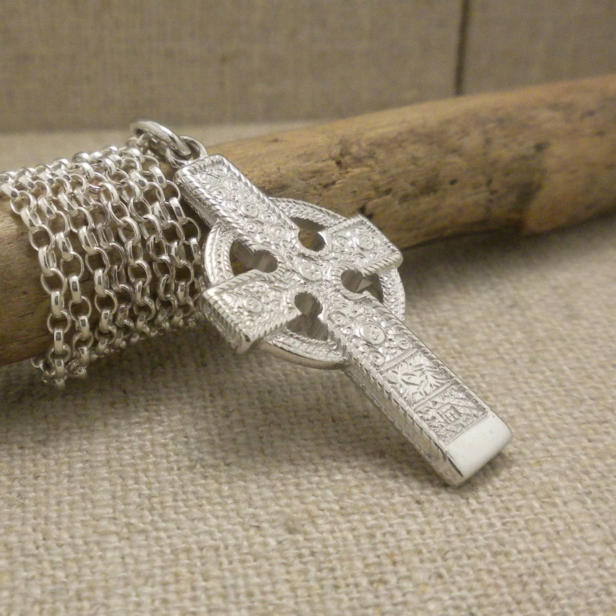 Irish Sterling Silver Ahenny Celtic Cross