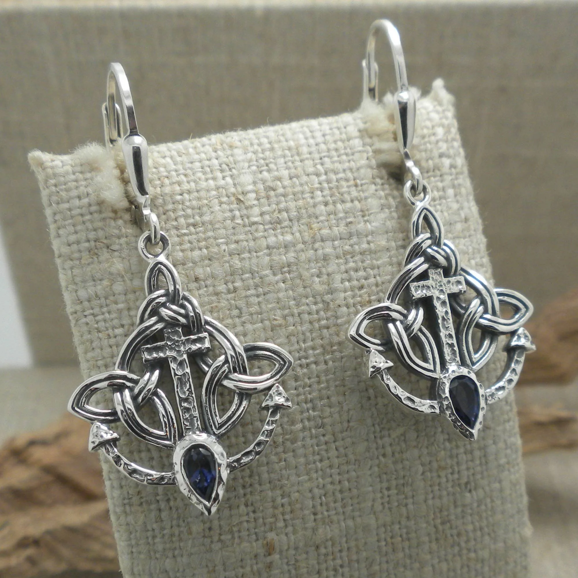 Cross and Anchor Earrings