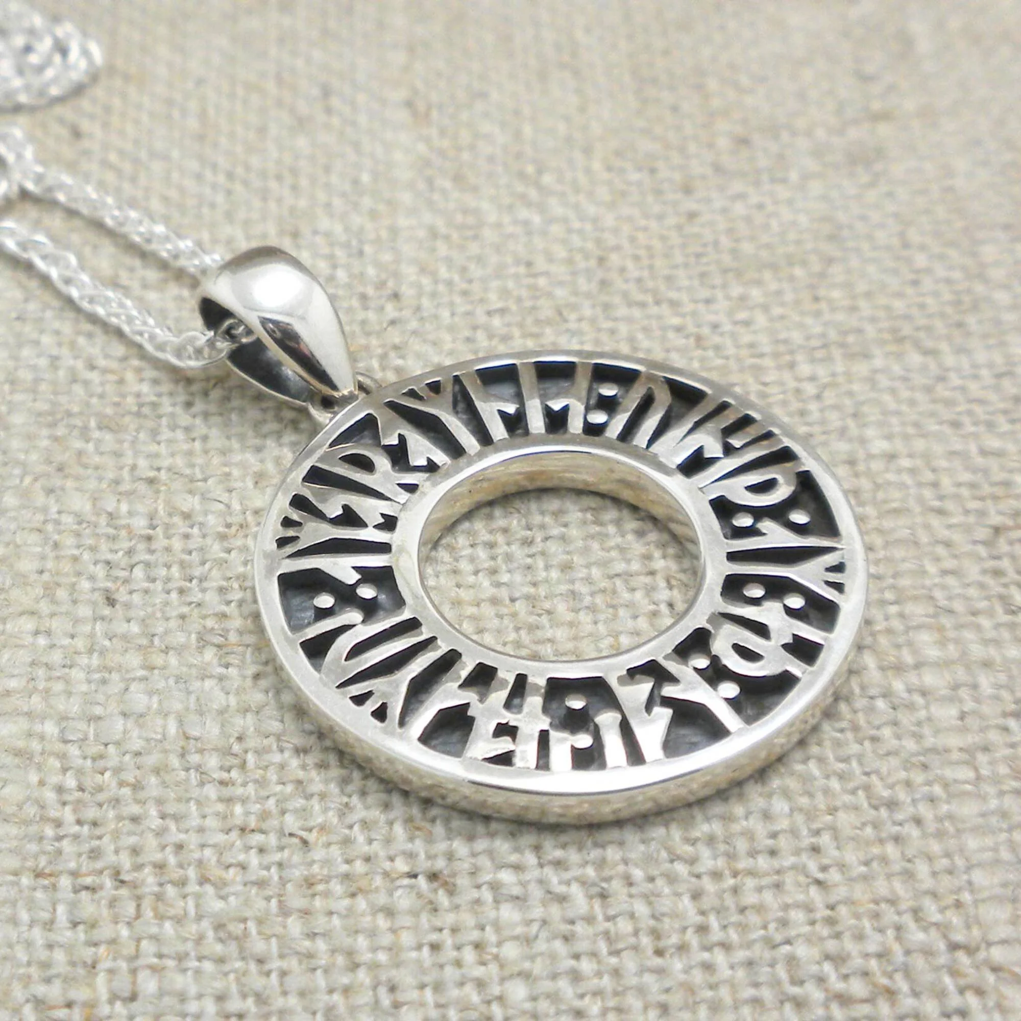 Rune Pendant Love Conquers All by Keith Jack