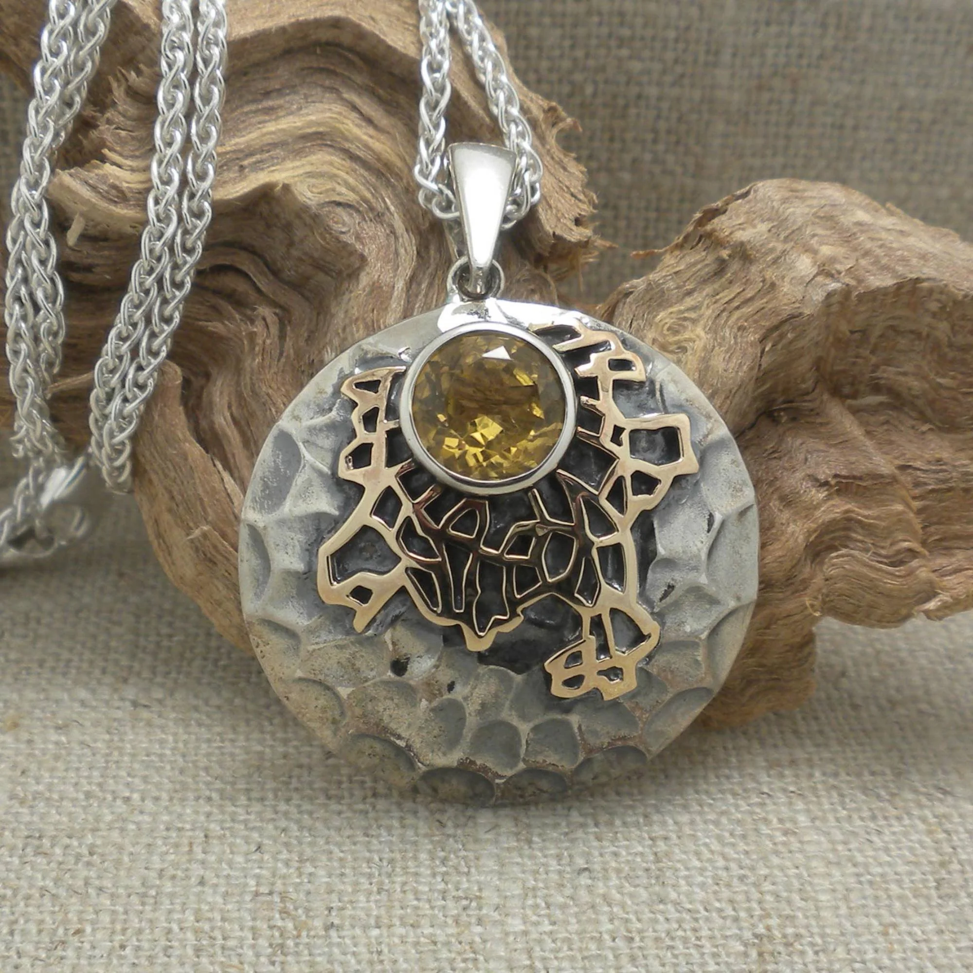 Earth Elements Pendant by Keith Jack
