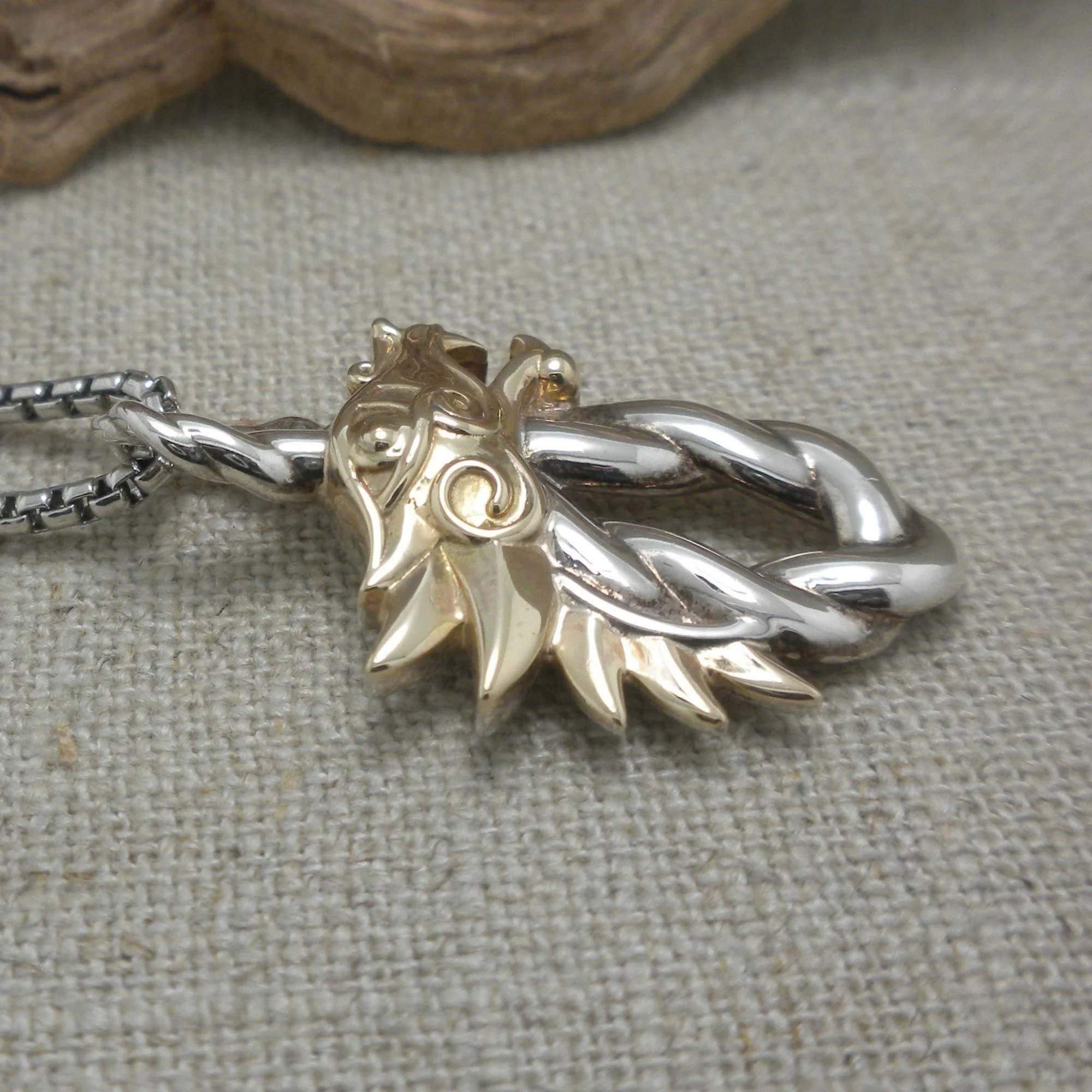 Norse Forge Dragon Pendant 